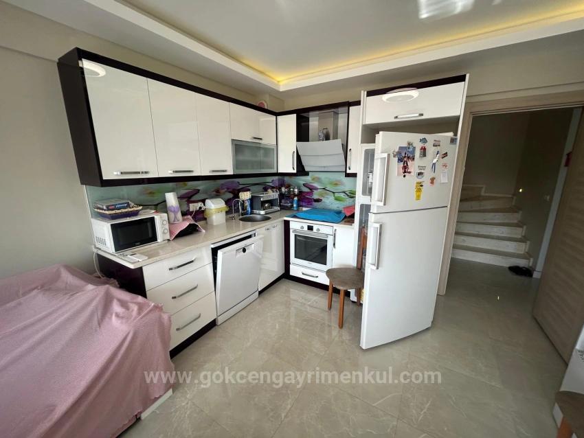 2+1 Maisonette-Wohnung Mit Meerblick Im Zentrum Von Özdere Çukuraltı!!!