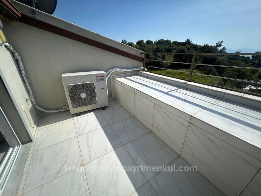 2+1 Maisonette-Wohnung Mit Meerblick Im Zentrum Von Özdere Çukuraltı!!!