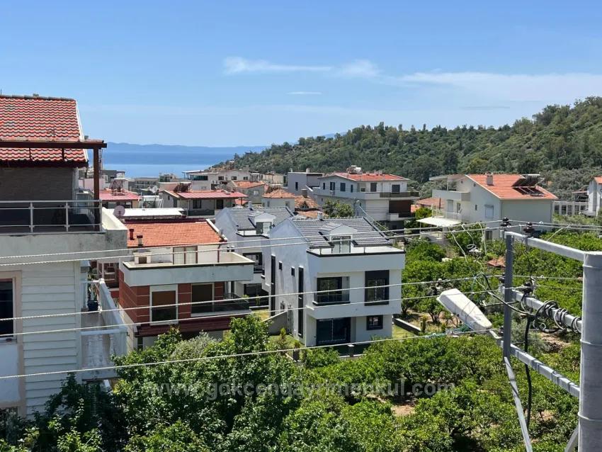 3+1 Villa Mit Meer- Und Naturblick In Özdere Çukuraltın!!!