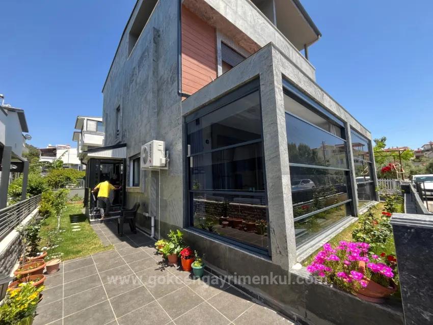 3+1 Villa Mit Meer- Und Naturblick In Özdere Çukuraltın!!!