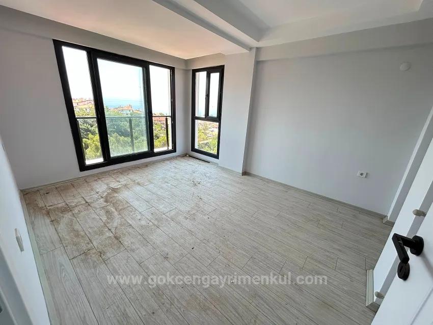 In Özdere Çukuraltın Befindet Sich Eine Villa Mit Voller Meeres- Und Naturaussicht, 3+1 !!!