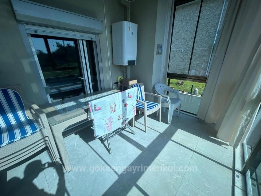 2+1 Duplex Apartment With Sea View In Özdere Çukuraltı Center!!!