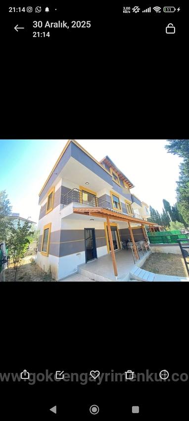 3+1 Villa With Parking In Doğanbey Region Of Seferihisar!!!!