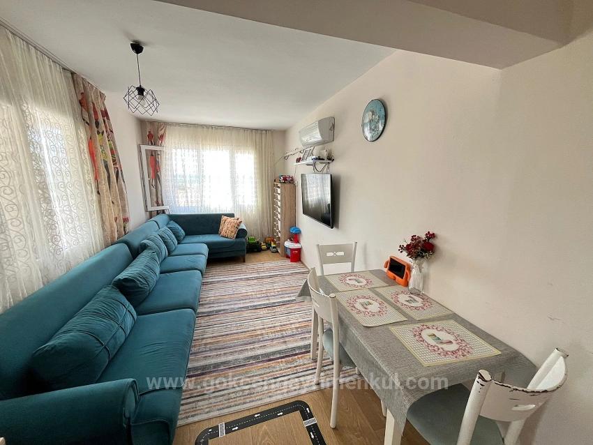 2+1 Apartment For Sale In Gümüldür Area, 50 Meters Away From Ground Floor!!!