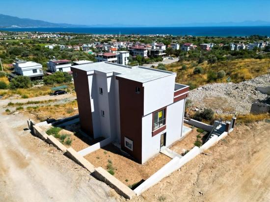 3+1 Villa With Full Sea And Nature View In Doğanbey Region Of Seferihisar!!!!