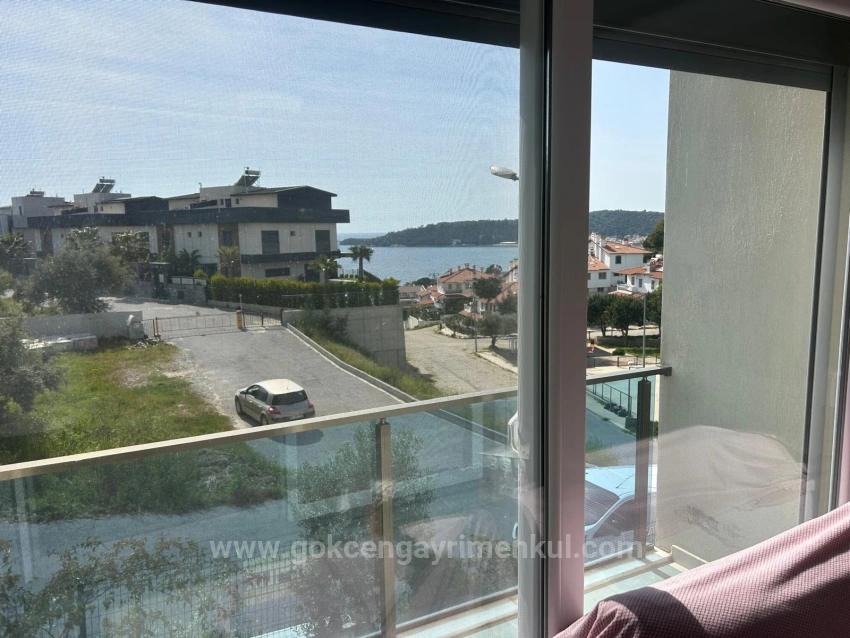 Özdere Çukuraltı Merkez'de Deniz Manzaralı 2+1 Dublex Daire!!!