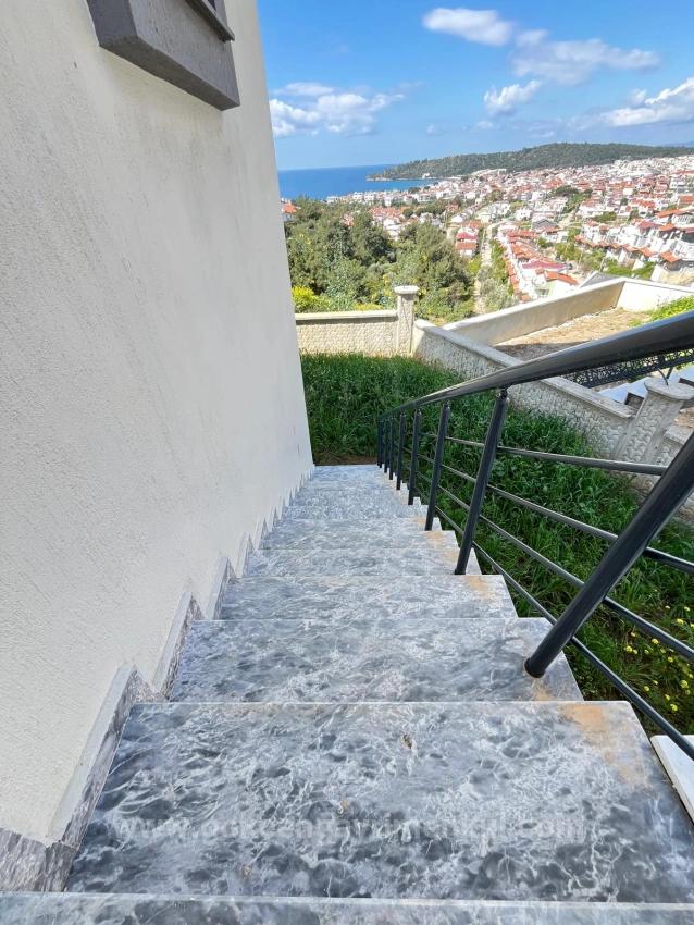 Özdere Çukuraltı Merkez'de Zeminden Full Deniz Manzaralı Villa!!!!